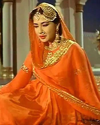 Meena Kumari in Pakeezah