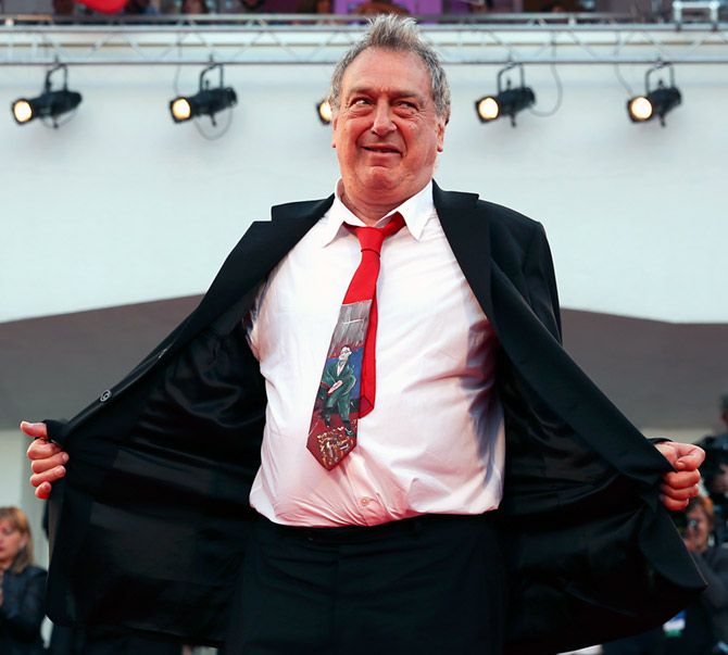 Director Stephen Frears at the Venice Film Festival, August 31, 2013