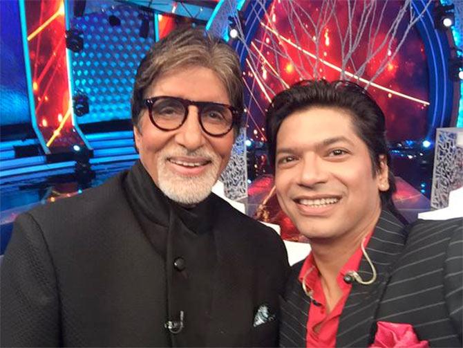 Amitabh Bachchan and Shaan