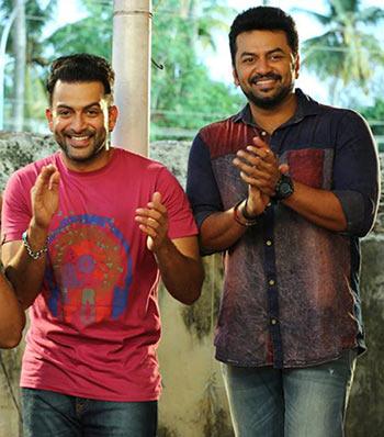 Pritviraj and Indrajith in Amar Akbar Anthony