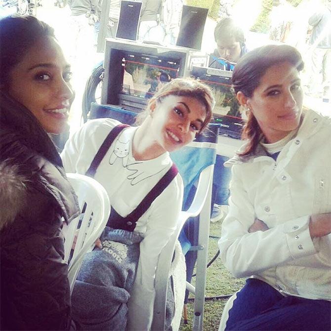 Lisa Haydon, Jacqueline Fernandez and Nargis Fakhri