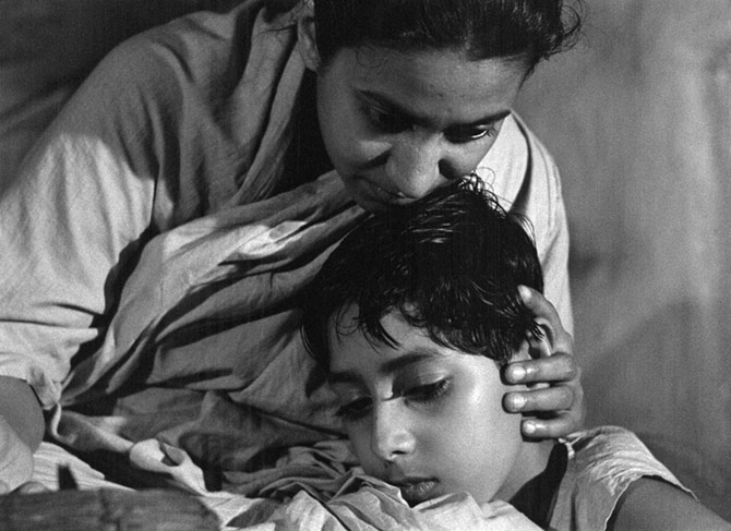 A scene from Aparajito, Satyajit Ray's classic.