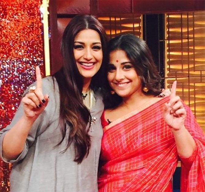 Sonali Bendre and Vidya Balan