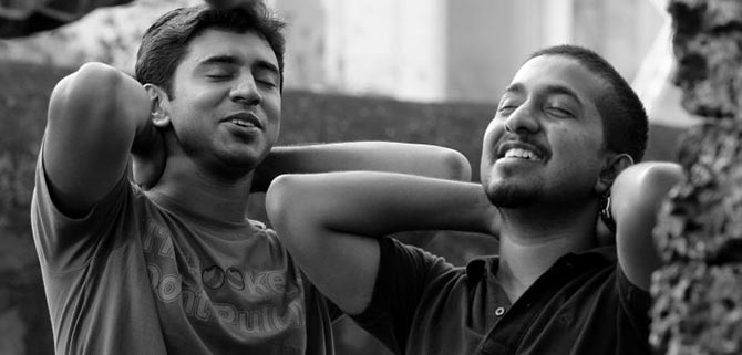 Nivin Pauly and Vineeth Sreenivasan