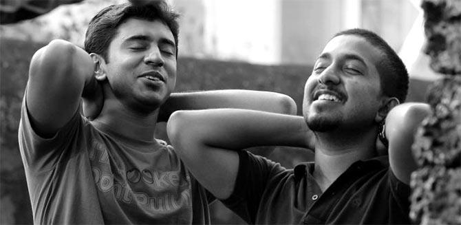 Nivin Pauly and Vineeth Sreenivasan