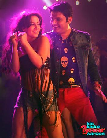 Elli Avram and Kapil Sharma in Kis Kisko Pyaar Karoon