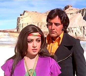 Feroz Khan, Hema Malini in Dharmatma