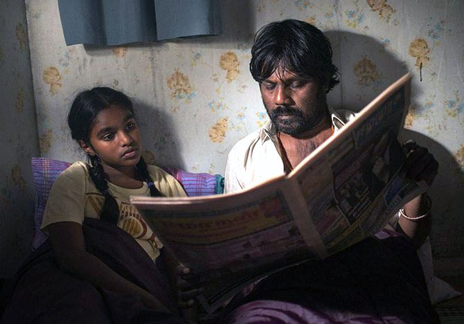 A scene from Dheepan, the award-winning film on Sri Lankan Tamils trying to make for a life for themselves in Paris.