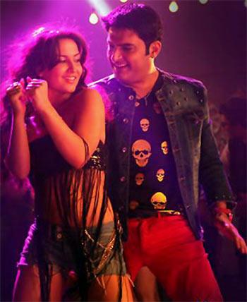 Elli Avram and Kapil Sharma in Kis Kisko Pyaar Karoon