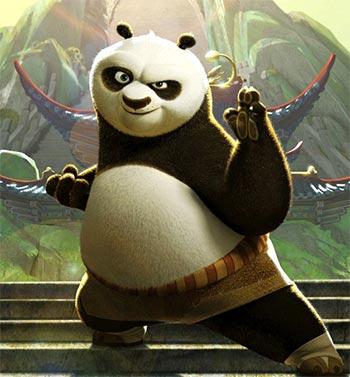 A scene from Kung Fu Panda 3