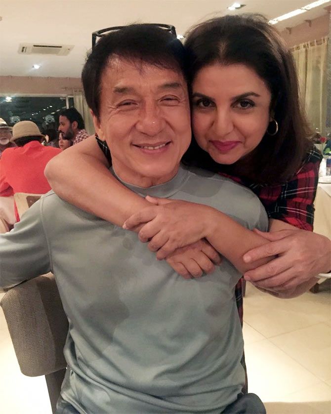 Farah Khan, Jackie Chan