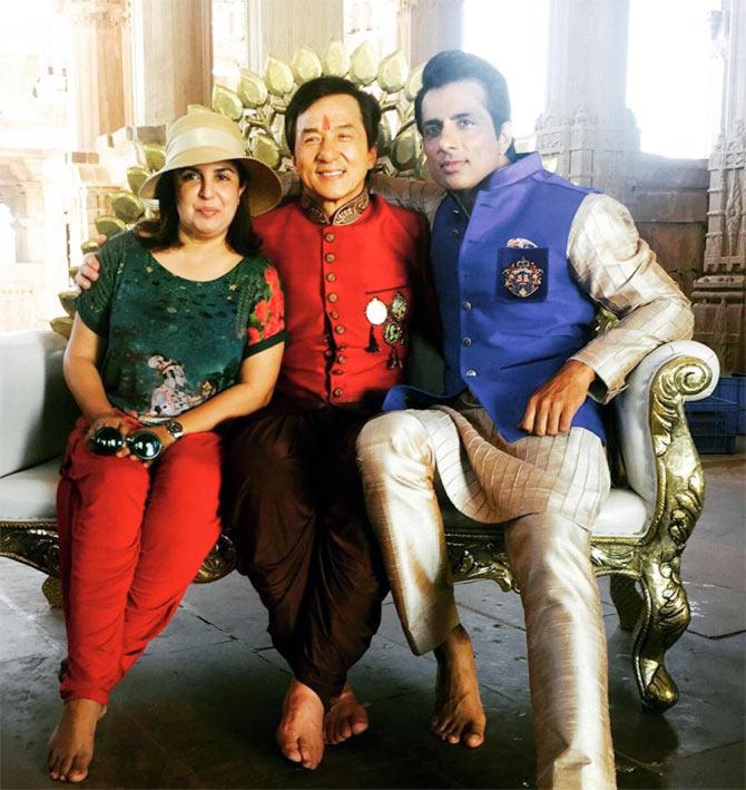 Farah Khan, Jackie Chan, Sonu Sood