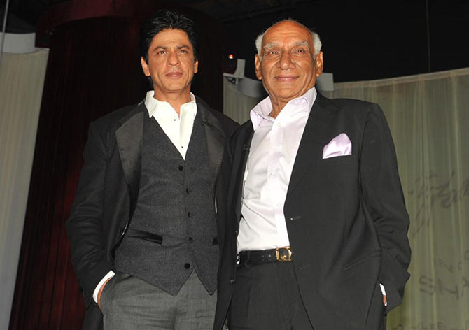 Shah Rukh Khan and Yash Chopra