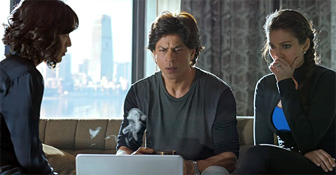 Sayani Gupta, Shah Rukh Khan and Waluscha De Dsousa