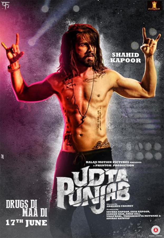 A poster for Udta Punjab.