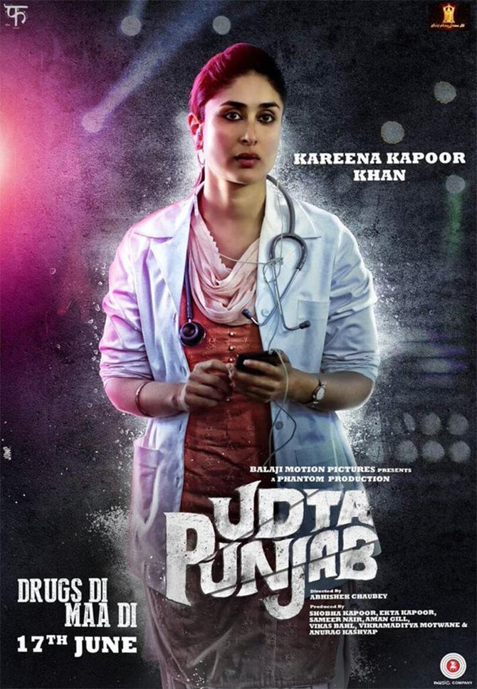 670px x 968px - First look: Kareena Kapoor in Udta Punjab - Rediff.com
