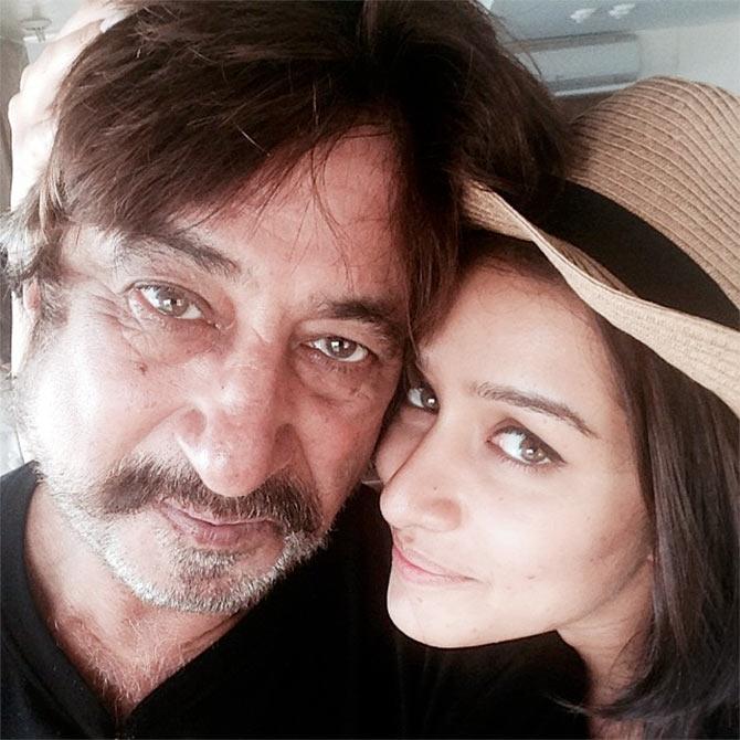 Shakti Kapoor and Shraddha Kapoor