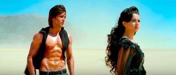 Hrithik Roshan and Kangana Ranaut