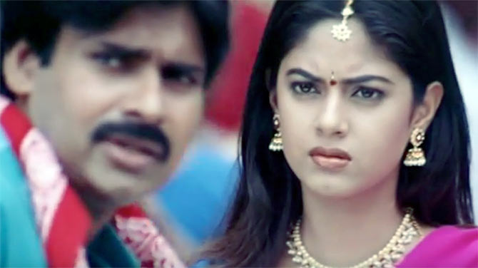 Pawan Kalyan and Meera Chopra