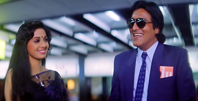 Sridevi and Vinod Khanna