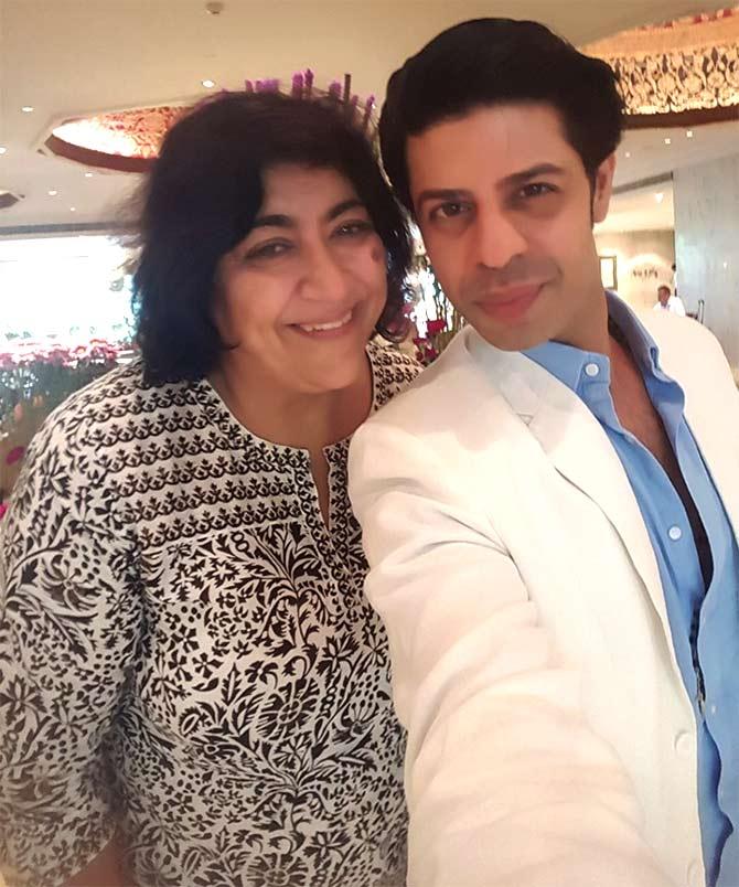 Ssumier S Pasricha with Gurinder Chadha