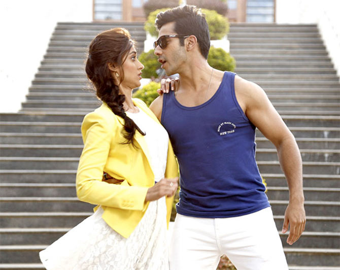 Ileana D'Cruz and Varun Dhawan