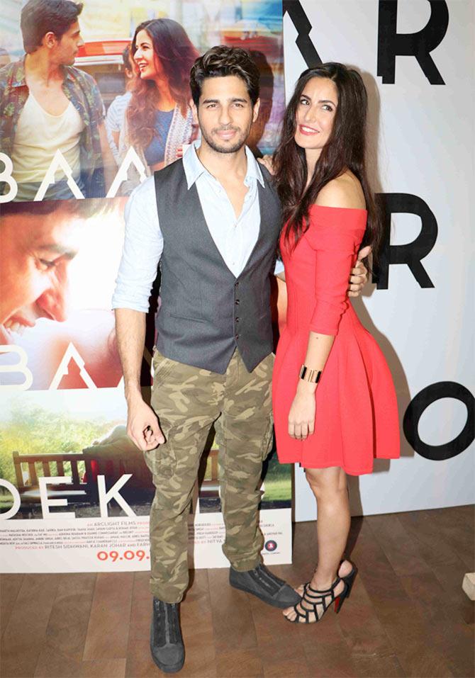 Sidharth Malhotra, Katrina Kaif