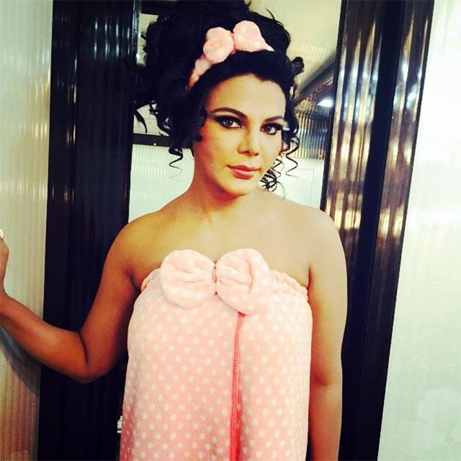 Rakhi Sawant's 10 MOST OUTRAGEOUS looks! - Rediff.com movies