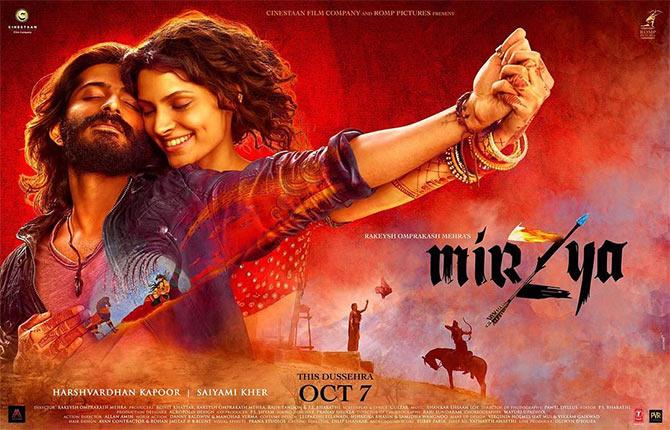 Mirzya poster