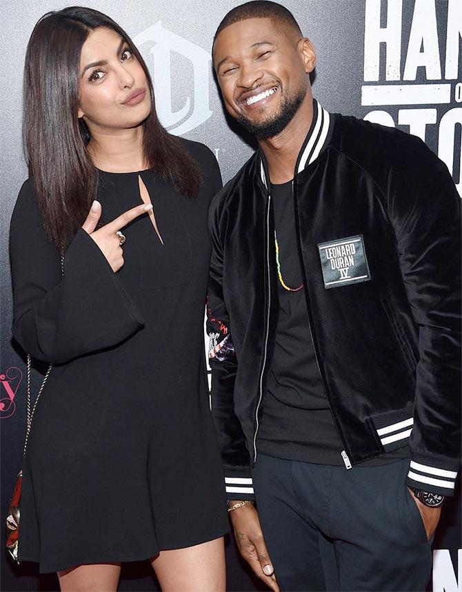 Priyanka Chopra, Usher