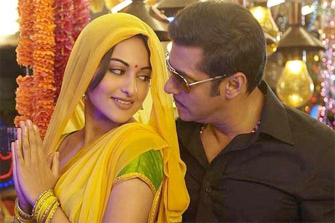 Sonakshi Sinha and Salman Khan