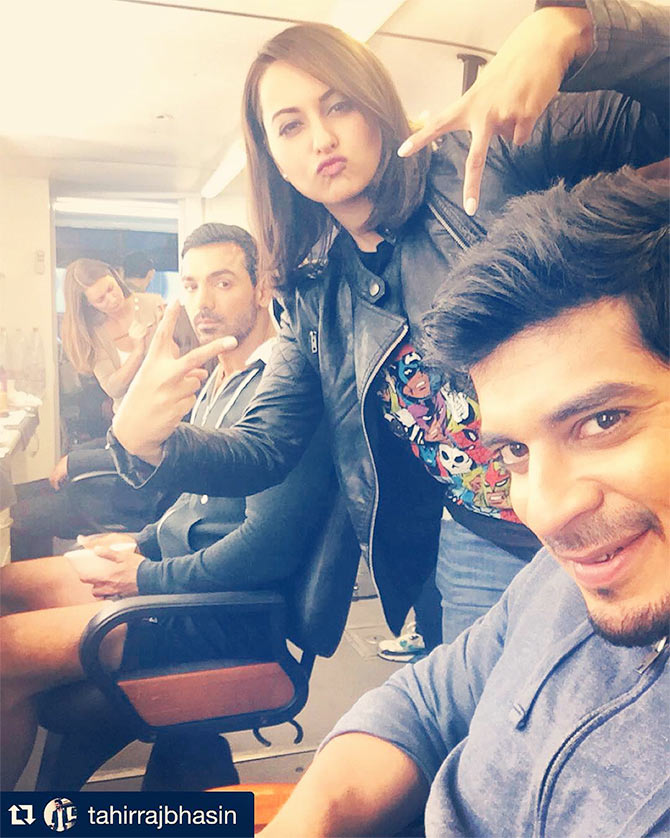 John Abraham, Sonakshi Sinha and Tahir Raj Bhasin