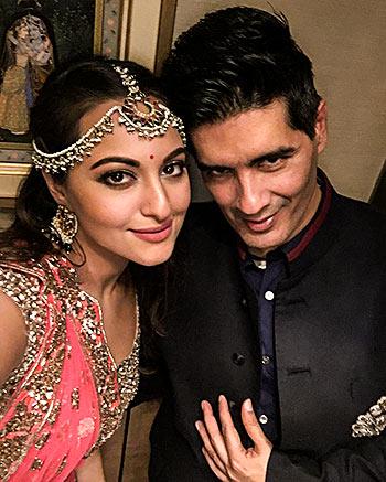 Sonakshi Sinha and Manish Malhotra