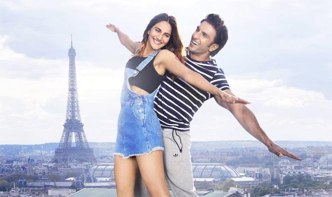 Vaani Kapoor and Ranveer Singh in Bekifre