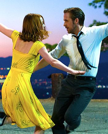 Emma Stone and Ryan Gosling in La La Land