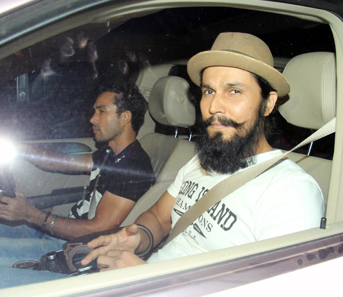 Safety first is Randeep Hooda's motto