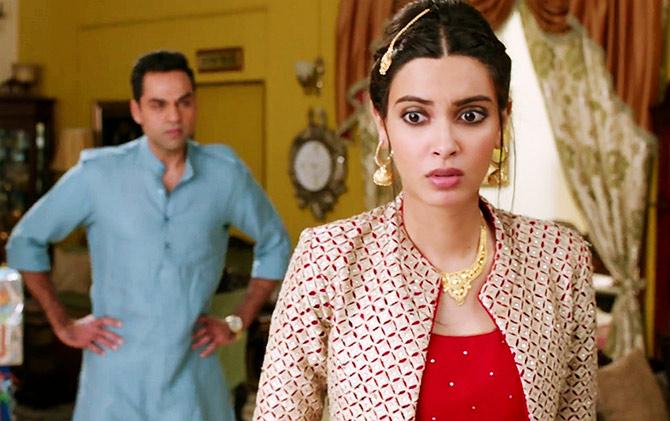 Diana Penty and Abhay Deol in Happy Bhaag Jayegi