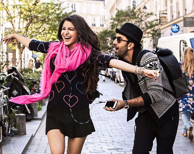 Anushka Sharma and Ranbir Kapoor in Ae Dil Hain Mushkil