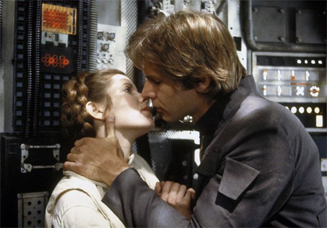 Carrie Fisher and Harrison Ford Star Wars, Episode V – The Empire Strikes Back 