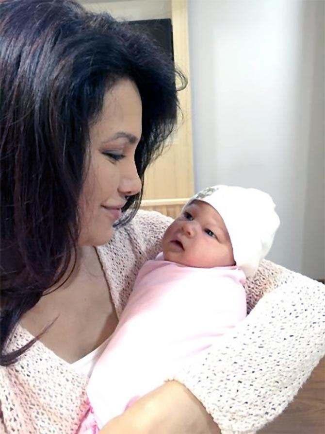 Diana Hayden with daughter