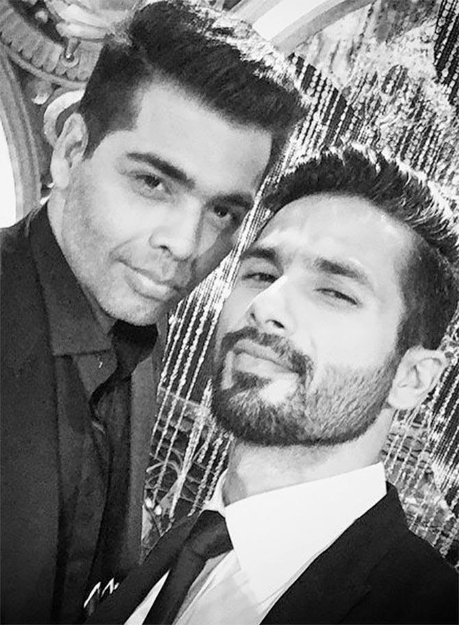 Shahid Kapoor, Karan Johar