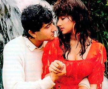 Vivek Mushran and Manisha Koirala in Saudagar