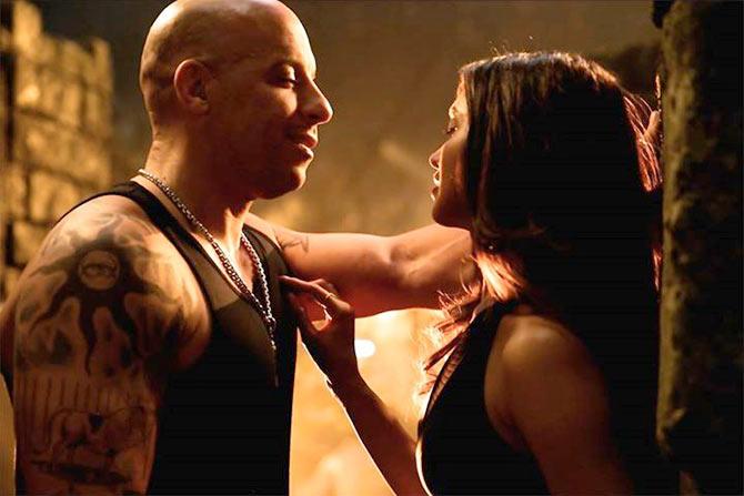 Vin Diesel and Deepika Padukone