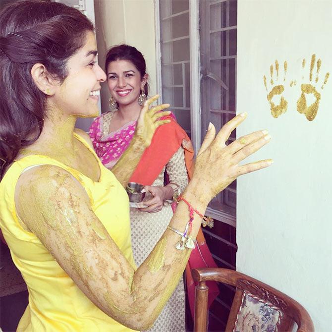 Nimrat Kaur and her sister