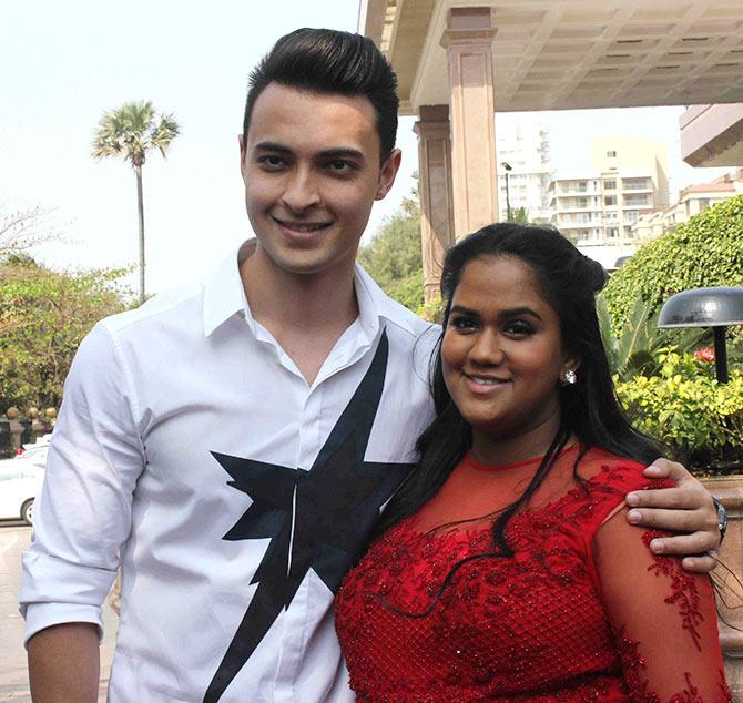 Aayush Sharma and Arpita Khan Sharma 