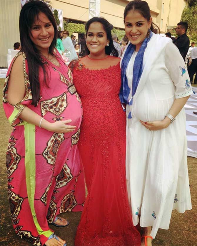 PIX: Genelia, Arpita and Kanchi flaunt their baby bumps!  movies