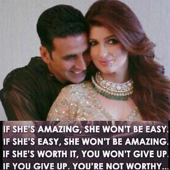 Akshay Kumar, Twinkle Khanna