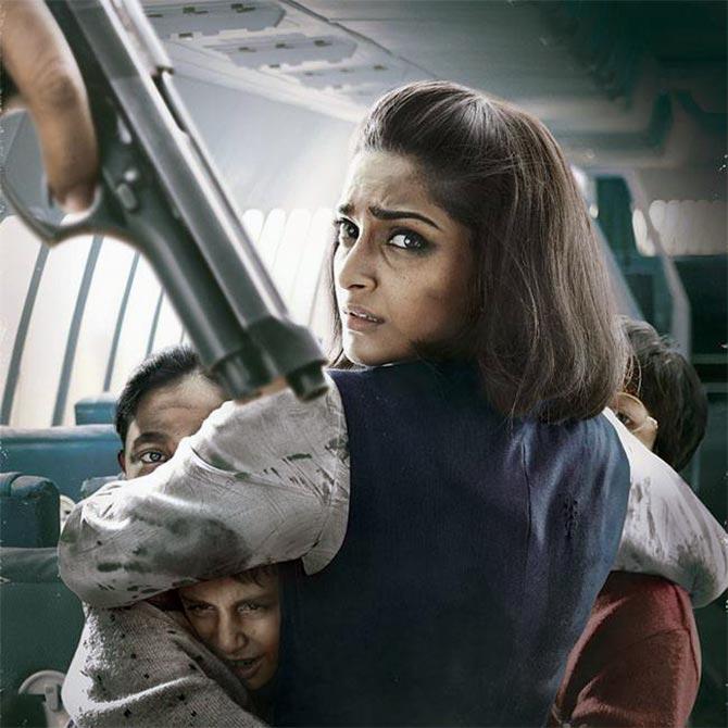 Sonam Kapoor as real life hero Neerja Bhanot in Ram Madhavani's film Neerja