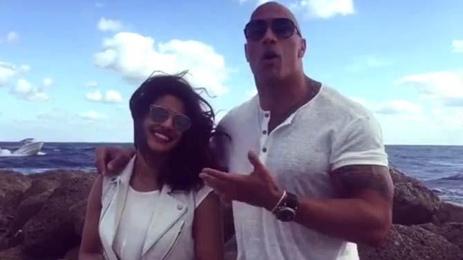 Priyanka Chopra, Dwayne Johnson