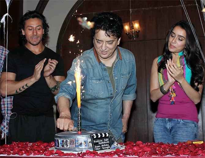 Tiger Shroff, Sajid Nadiadwala, Shraddha Kapoor